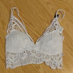 NWT white bralette